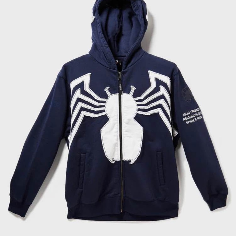 LIQUID X MARVEL SYMBIOTE SUIT SPIDERMAN
ZIPPER JACKET / Hoodie - Size L